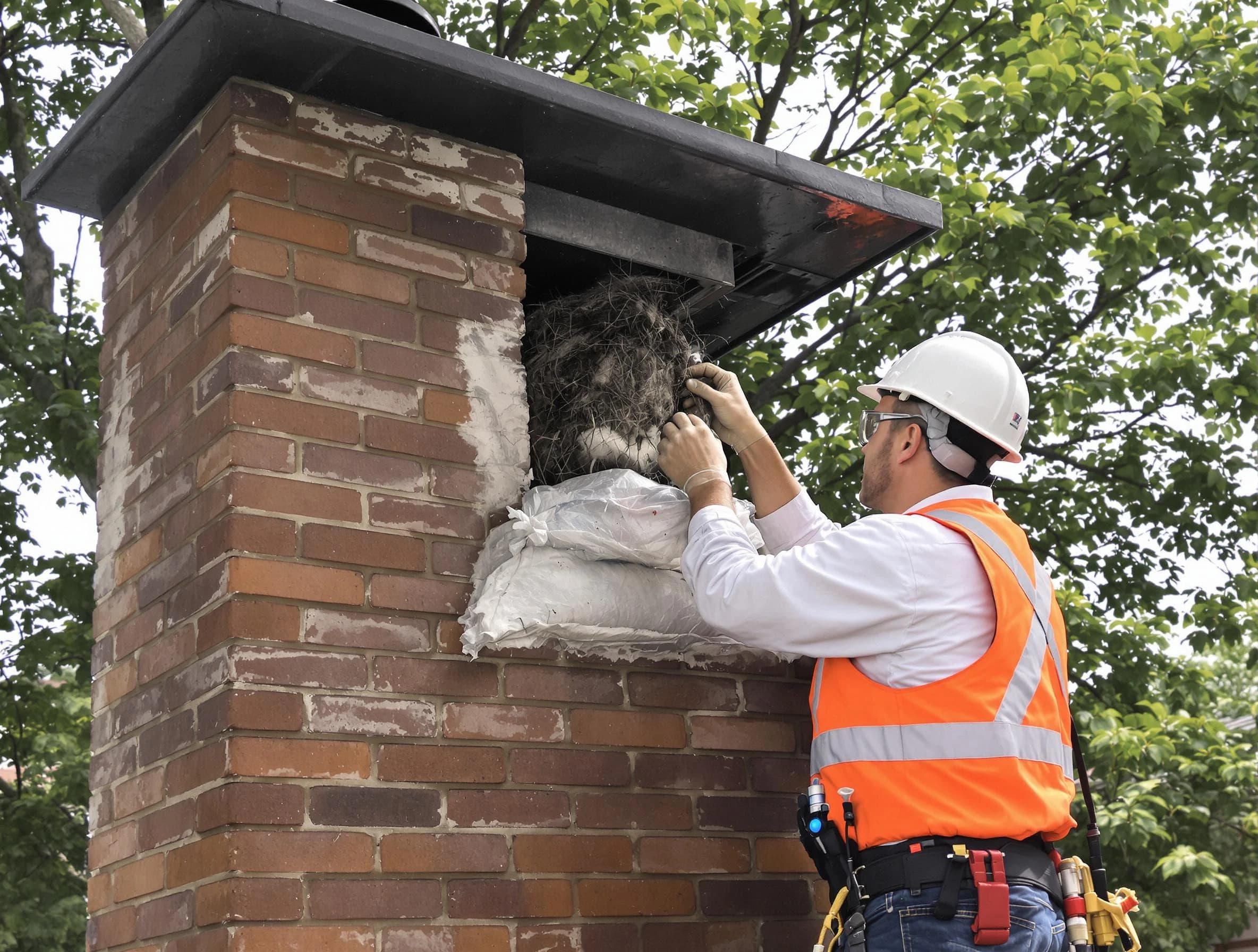 Humane removal of debris and animals by Chickasha Chimney Sweep in Chickasha, OK