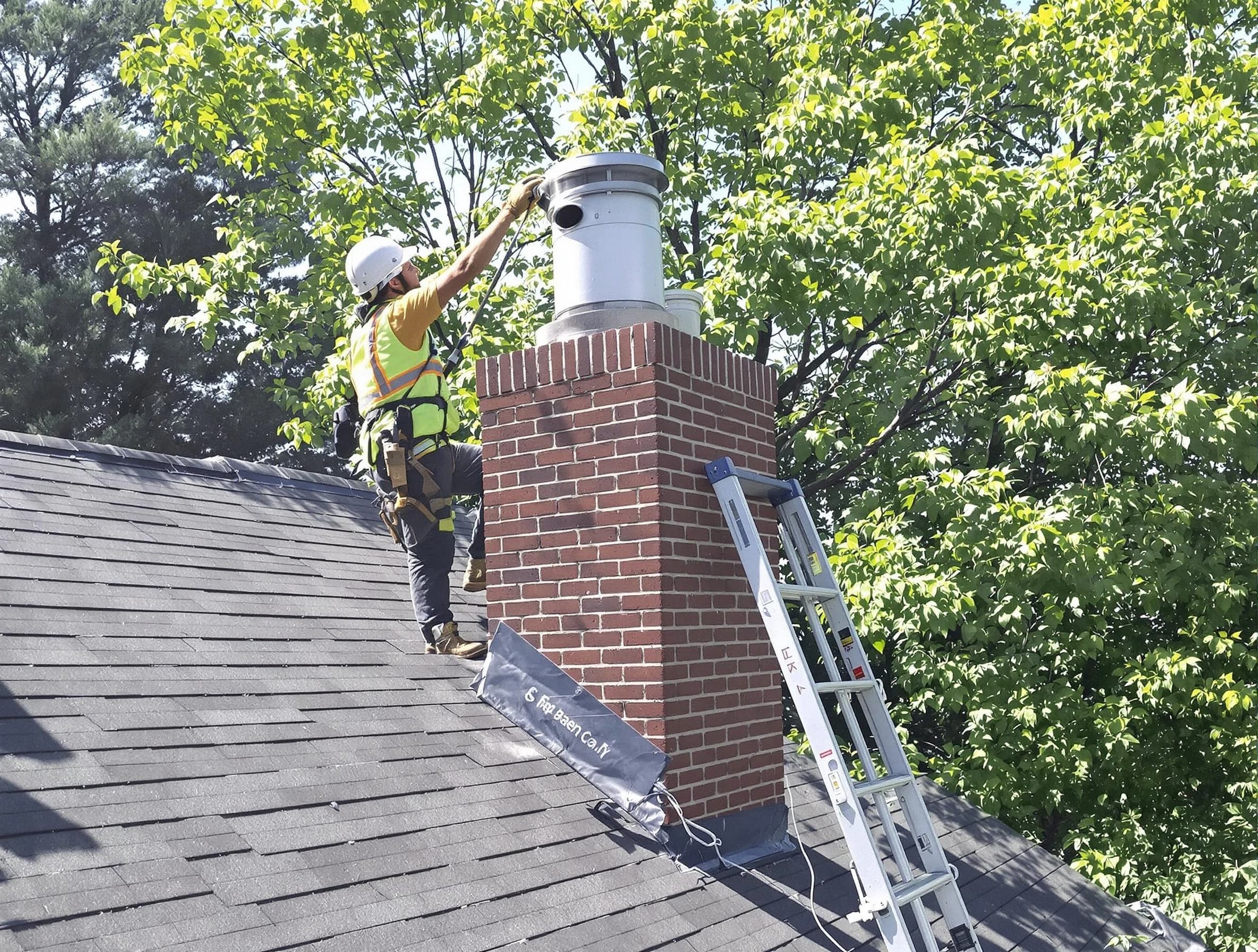 Chimney liner inspection by Chickasha Chimney Sweep in Chickasha, OK