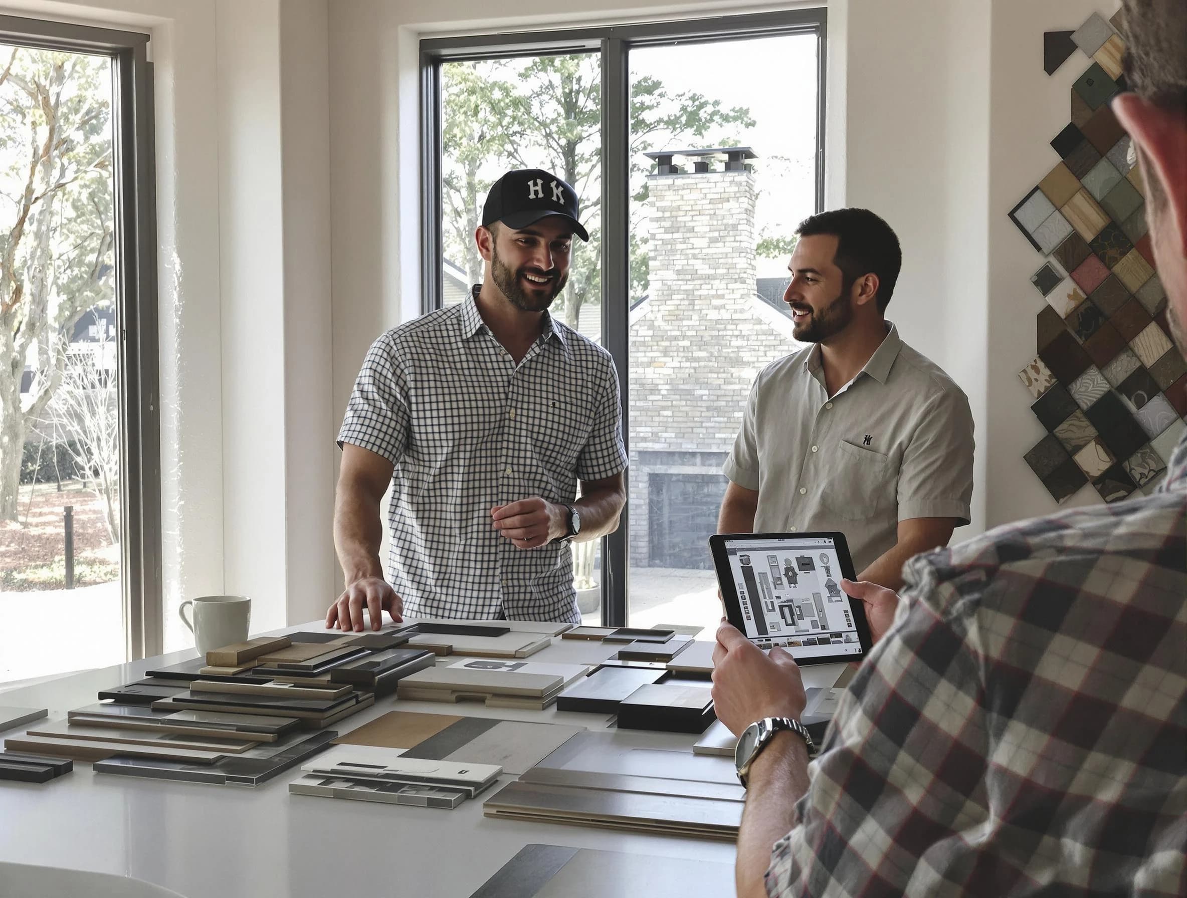Chickasha Chimney Sweep remodeling a chimney and fireplace in Chickasha, OK