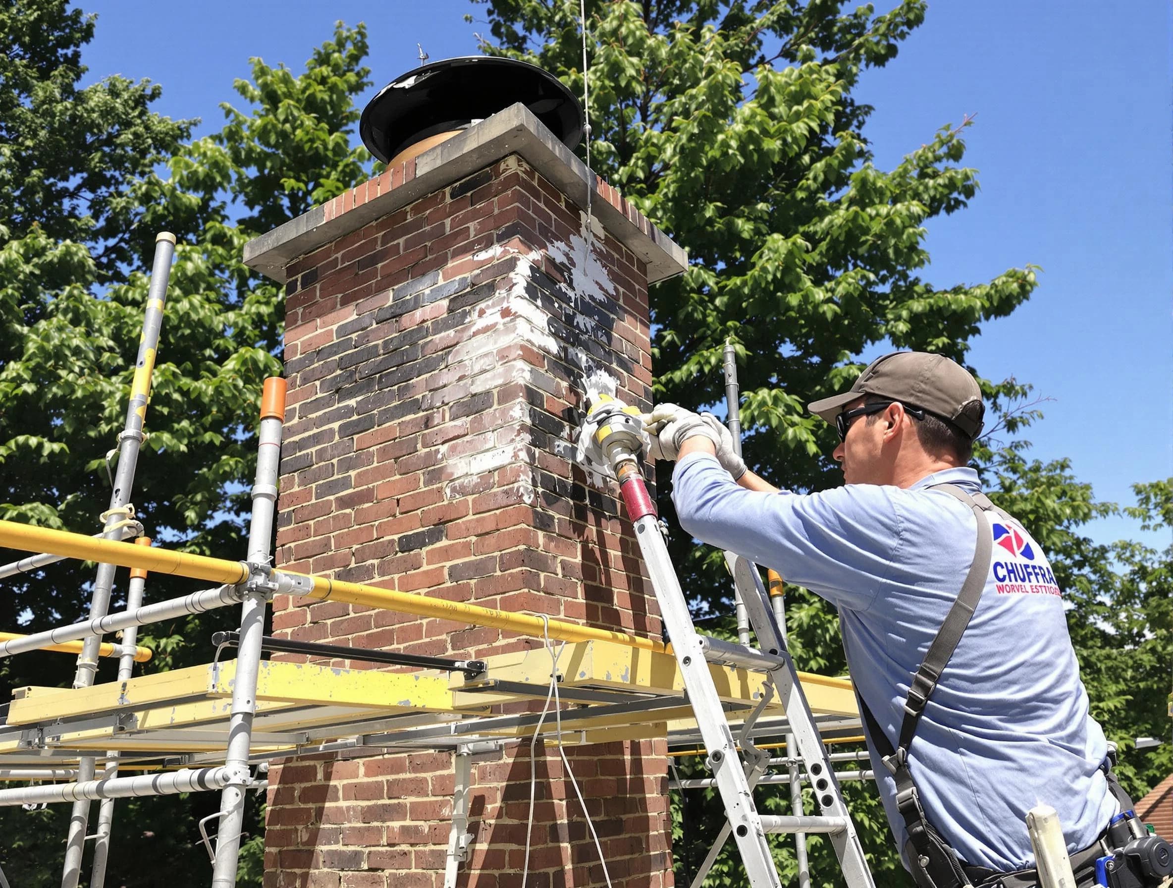 Structural chimney repair by Chickasha Chimney Sweep in Chickasha, OK