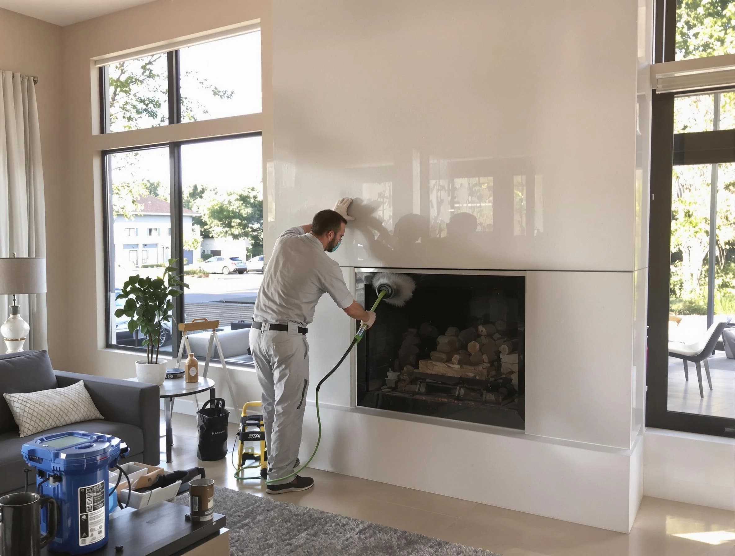 Chickasha Chimney Sweep performing thorough soot removal in Chickasha, OK