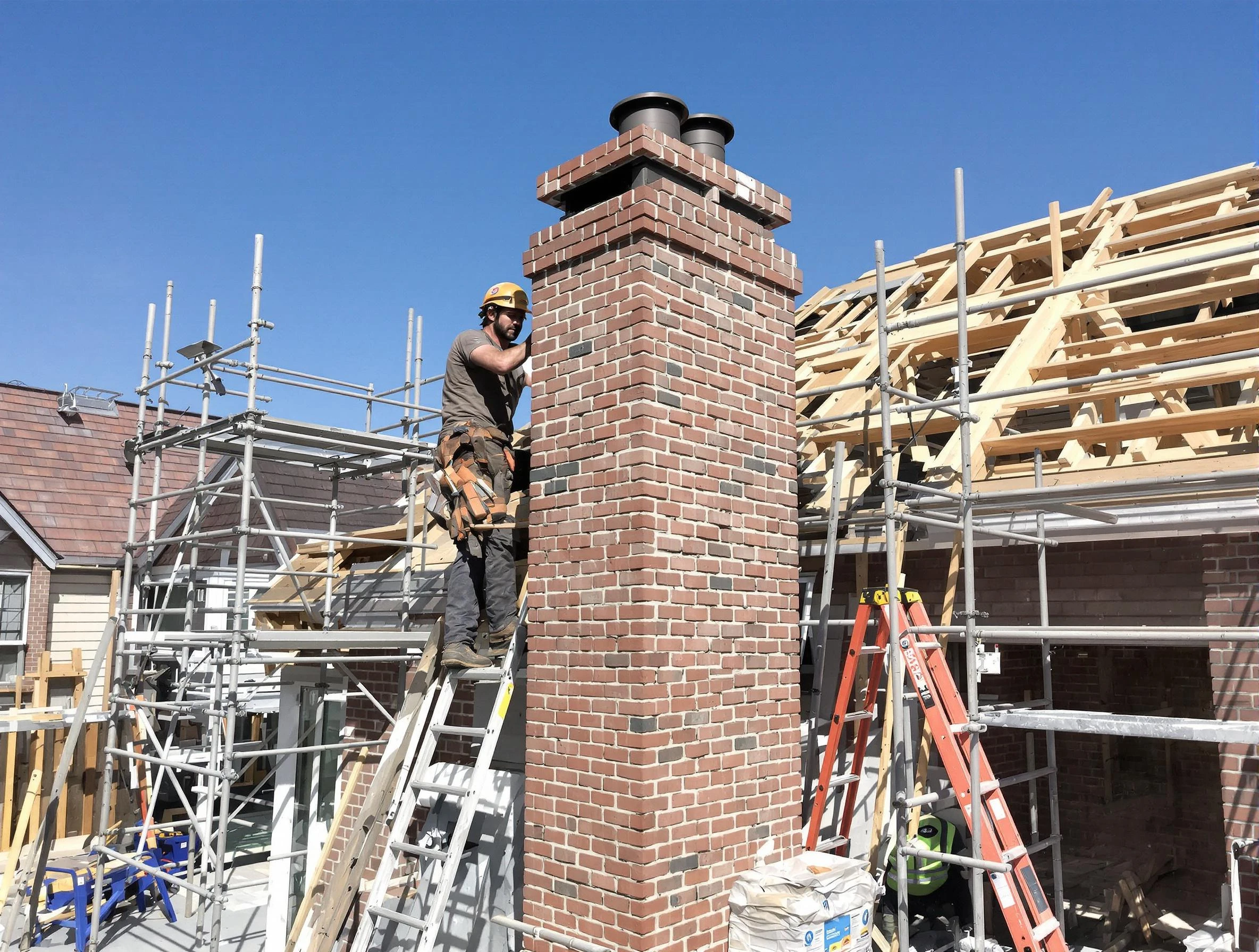 New chimney installation completed by Chickasha Chimney Sweep in Chickasha, OK